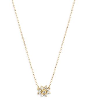 Adina Reyter 14k Yellow Gold Wildflowers Diamond Daisy Pendant Necklace, 15-16