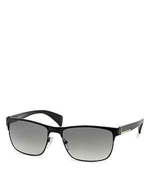 Prada Men's Mcnamara Rectangle Sunglasses, 58mm