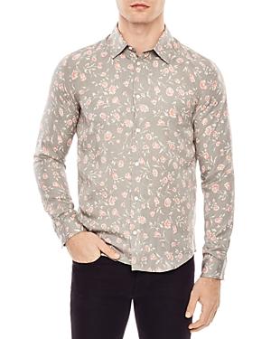 Sandro Love Floral Print Slim Fit Button-down Shirt