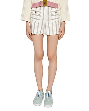 Ted Baker Colour By Numbers Helenn Striped Shorts