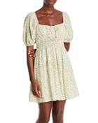 Faithfull The Brand Sylvie Puff Sleeve Dress