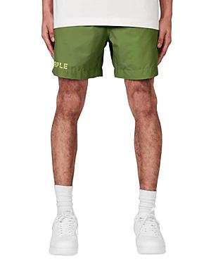 Purple Brand B.m. Monogram Regular Fit Swim Trunks