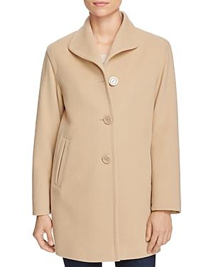 Cinzia Rocca Icons Topstitched Wool-blend Coat