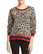 Pam & Gela Leopard Print Sweatshirt