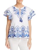 Parker Janis Embroidered Top