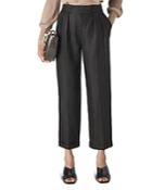 Whistles Lydia Linen Pleated Pants