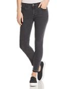 Parker Smith Kam Cropped Released-hem Skinny Jeans In Griffin