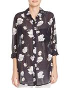 Equipment Daddy Floral Print Voile Shirt