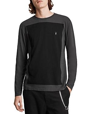 Allsaints Lobke Colorblocked Long Sleeve Crewneck Tee