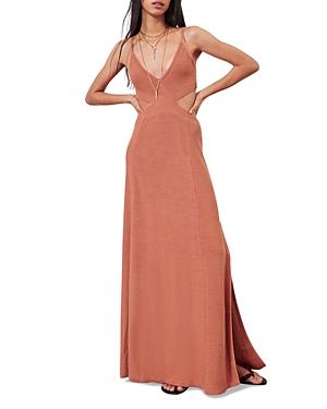 Ba & Sh Alula Cotton Cutout Maxi Dress