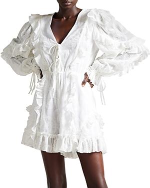 Ted Baker Lussa Ruffled Embroidered Romper