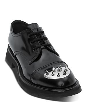 Alexander Mcqueen Men's Leather Upper & Rubber Sole Dress Shoes