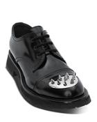 Alexander Mcqueen Men's Leather Upper & Rubber Sole Dress Shoes