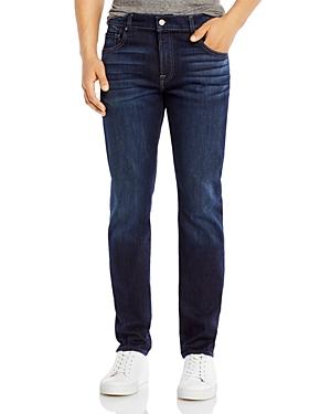 7 For All Mankind Adrien Slim Fit Luxe Performance Jeans In Los Angeles Dark