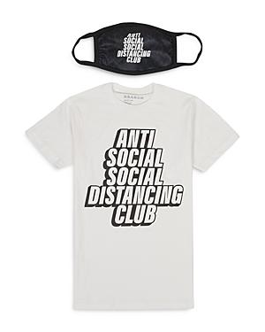 Reason Graphic Cotton Tee & Face Mask Set (31% Off) - Comparable Value $29