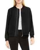 Two By Vince Camuto Washed Soft Bomber Jacket