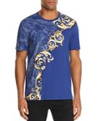Versace Collection Marble & Flourish-print Graphic Tee