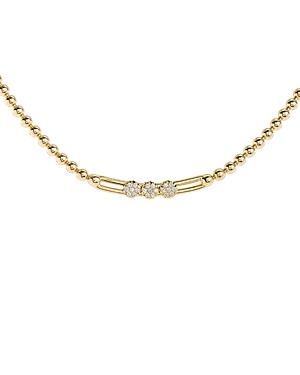 Hulchi Belluni 18k Yellow Gold Tresore Diamond Pendant Necklace, 18