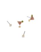 Nadri Tutti Frutti Cosmopolitan Stud Earrings, Set Of 2