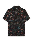 The Kooples Floral Print Regular Fit Button Down Camp Shirt