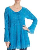 Johnny Was Eyelet Tiered Tunic