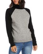 Karen Kane Colorblock Turtleneck Sweater