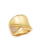 Bloomingdale's Diamond Statement Ring In 14k Yellow Gold, 0.35 Ct. T.w. - 100% Exclusive