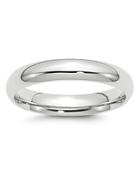 Bloomingdale's Men's 4mm Comfort Fit Band Ring In 14k White Gold - 100% Exclusive