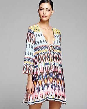 Profile Blush By Gottex Tribal Soft Jersey Cover Up Tunic