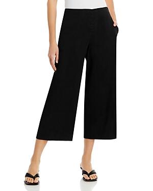 Vince Crop Wide Leg Linen Blend Pants