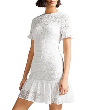 Ted Baker Tildra Smocked Mini Dress