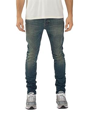 Purple Brand Skinny Fit Jeans In Tinted Mid Indigo