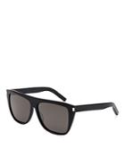 Saint Laurent Flat Top Square Sunglasses, 59mm