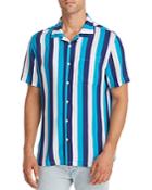 Jachs Ny Short-sleeve Striped Classic Fit Shirt - 100% Exclusive