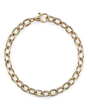Alberto Amati 14k Yellow Gold Polished Oval Link Bracelet