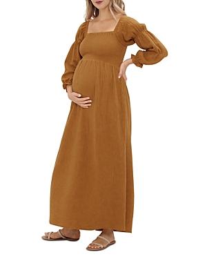Ingrid & Isabel The Dream Smocked Off The Shoulder Maxi Dress