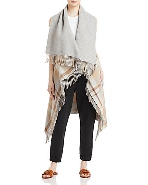 Fabiana Filippi Plaid Shawl Jacket