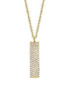 Moon & Meadow 14k Yellow Gold Diamond Bar Pendant Necklace, 18 - 100% Exclusive
