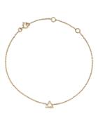 Mateo 14k Yellow Gold Mini Triangle Chain Bracelet