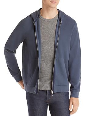 Theory Mini Waffle Organic Pima Cotton Zip Hoodie