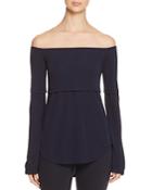 Dkny Off-the-shoulder Layered-look Blouse - 100% Exclusive