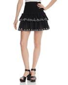 Aqua Smocked Embroidered Mini Skirt - 100% Exclusive