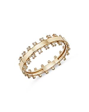 Bloomingdale's Diamond Band In 14k Yellow Gold, 0.06 Ct. T.w. - 100% Exclusive
