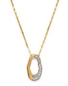 Bloomingdale's Diamond Statement Pendant Necklace In 14k Yellow Gold, 0.15 Ct. T.w. - 100% Exclusive