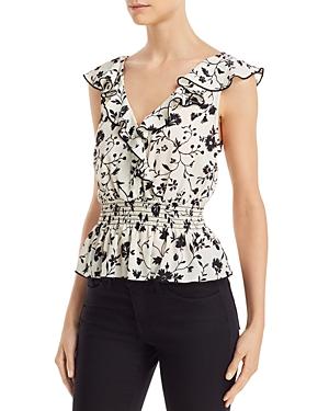 Likely Elisabeth Smocked Floral Top