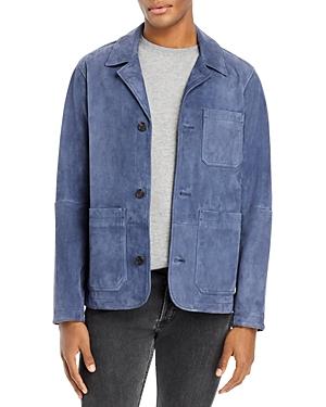 Michael Kors Suede Regular Fit Chore Jacket