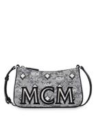 Mcm Vintage Jacquard Mini Shoulder Bag
