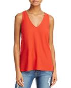 French Connection Sania Plains V-neck Top