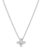 Bloomingdale's Diamond Four Leaf Clover Pendant Necklace In 14k White Gold, .40 Ct. T.w. - 100% Exclusive