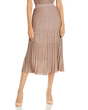 Fabiana Filippi Metallic Knit Midi Skirt